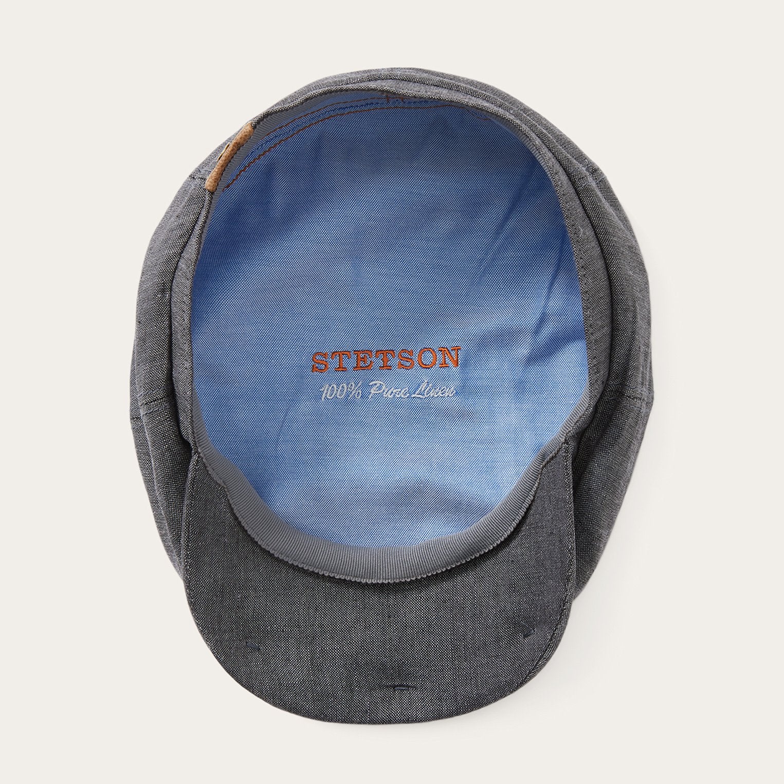 Linen Hatteras Newsboy | Stetson Grey