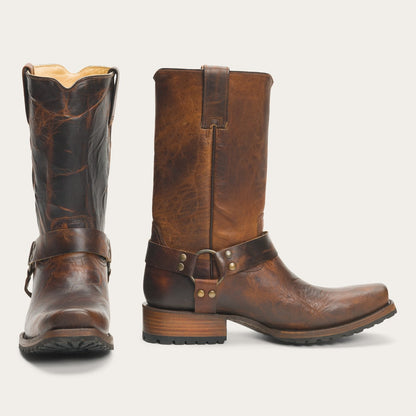 Heritage Harness Boots | Stetson Waxed Brown