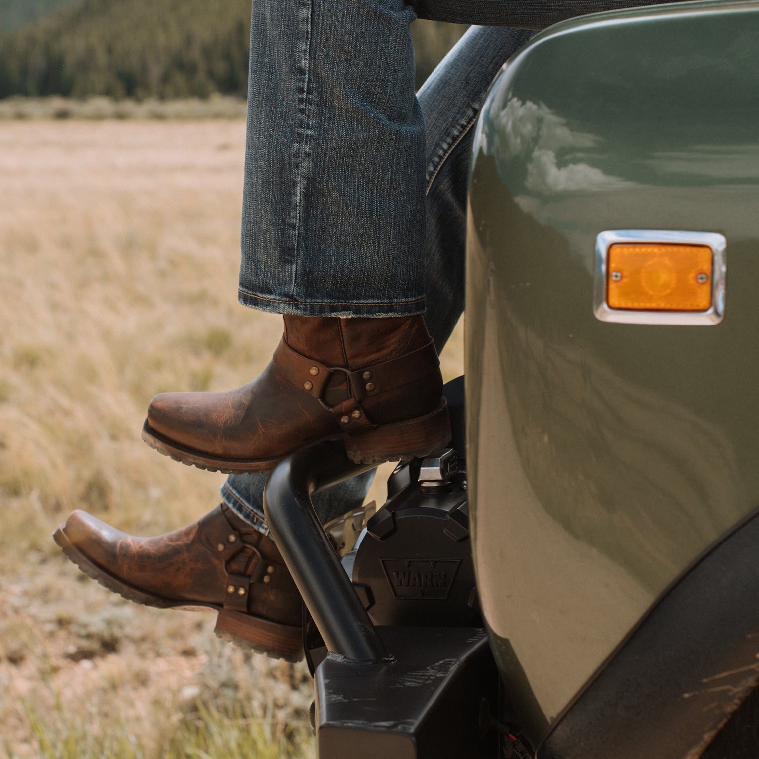 Heritage Harness Boots | Stetson Waxed Brown