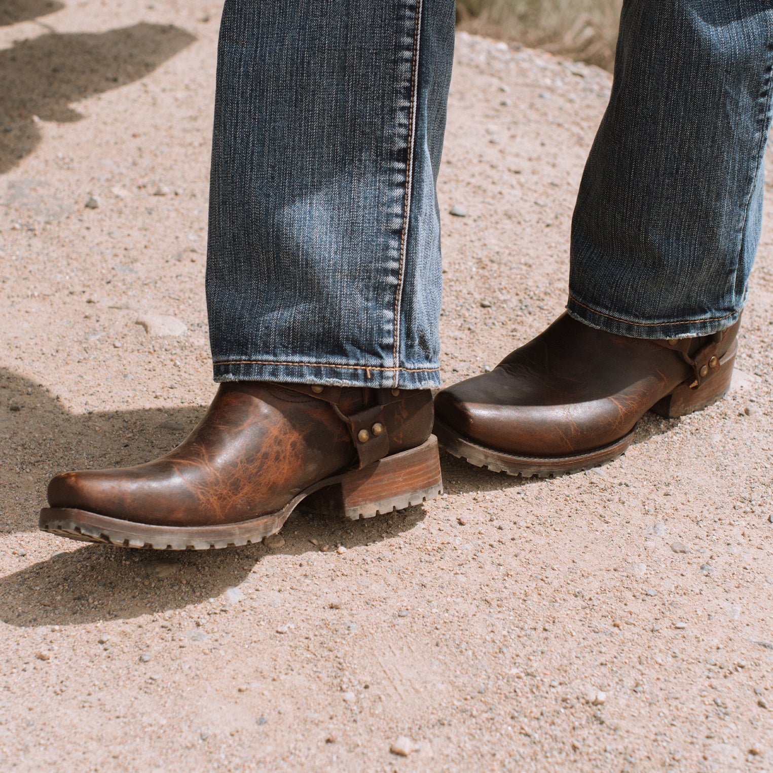 Heritage Harness Boots | Stetson Waxed Brown