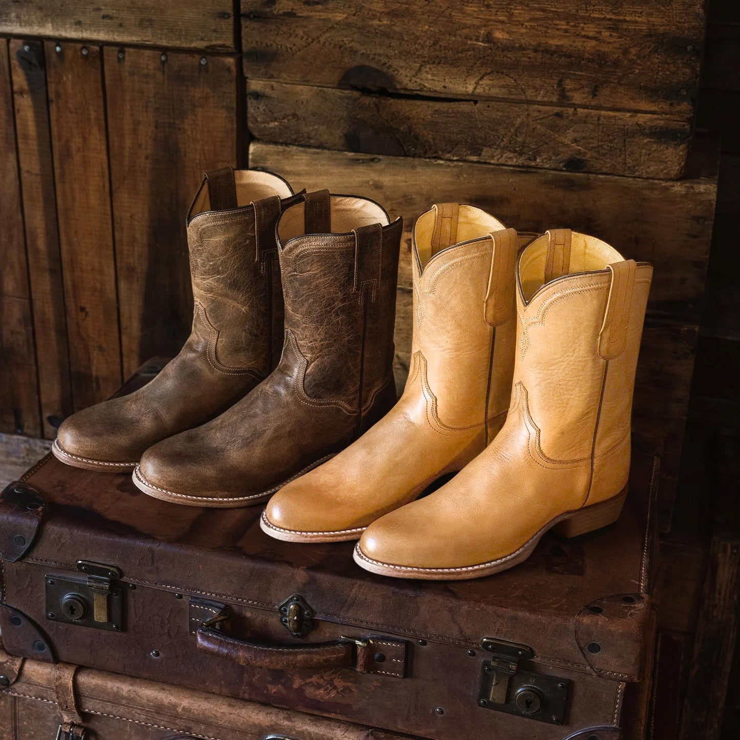 Puncher Boots | Stetson Tan