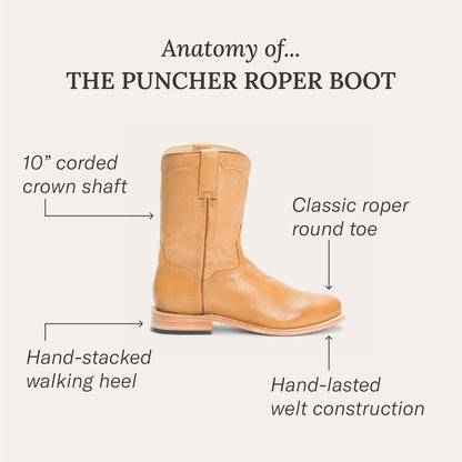 Puncher Boots | Stetson Tan