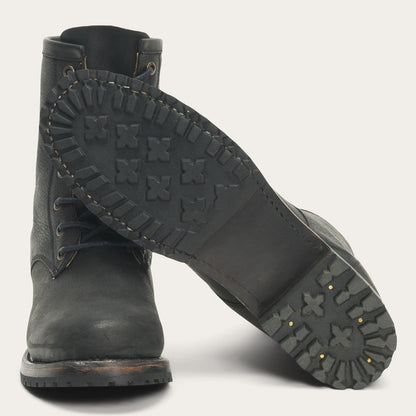 Sam Lace Up | Stetson Black Leather