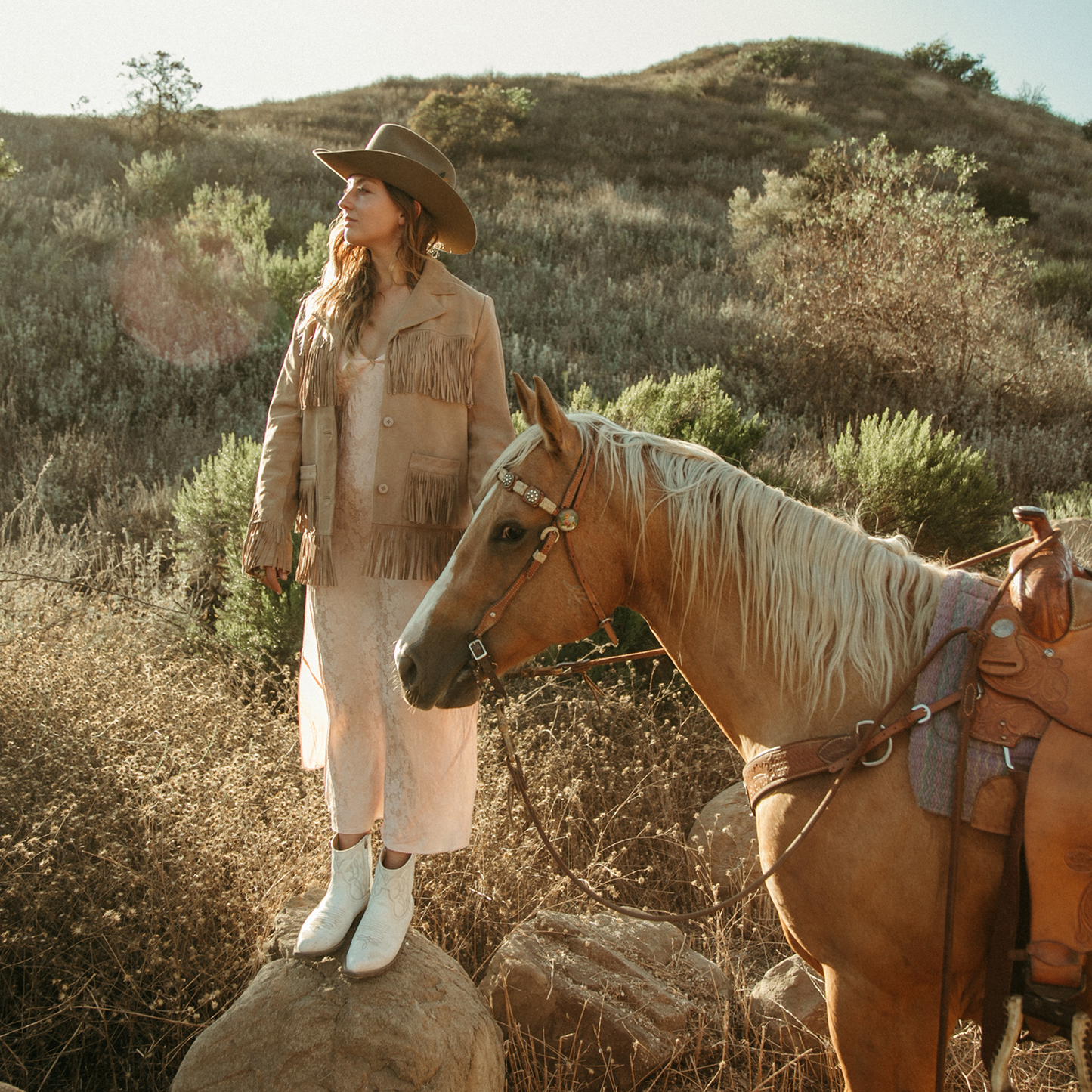 Annika Boots | Stetson White