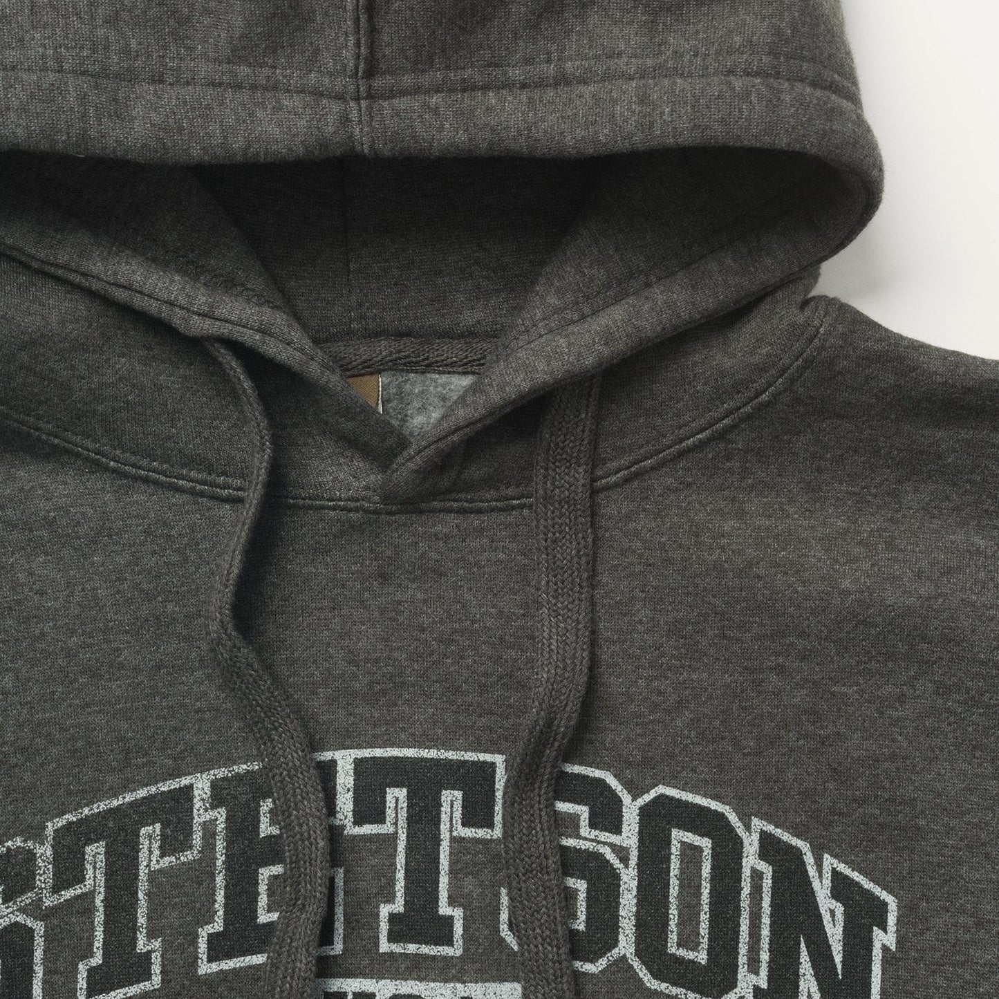 Charcoal Heather Fleece Hooded Sweatshirt | Stetson Grey