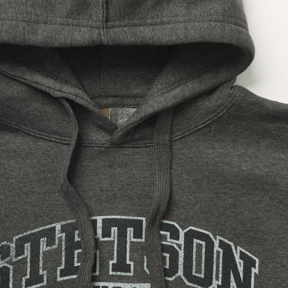 Charcoal Heather Fleece Hooded Sweatshirt | Stetson Grey
