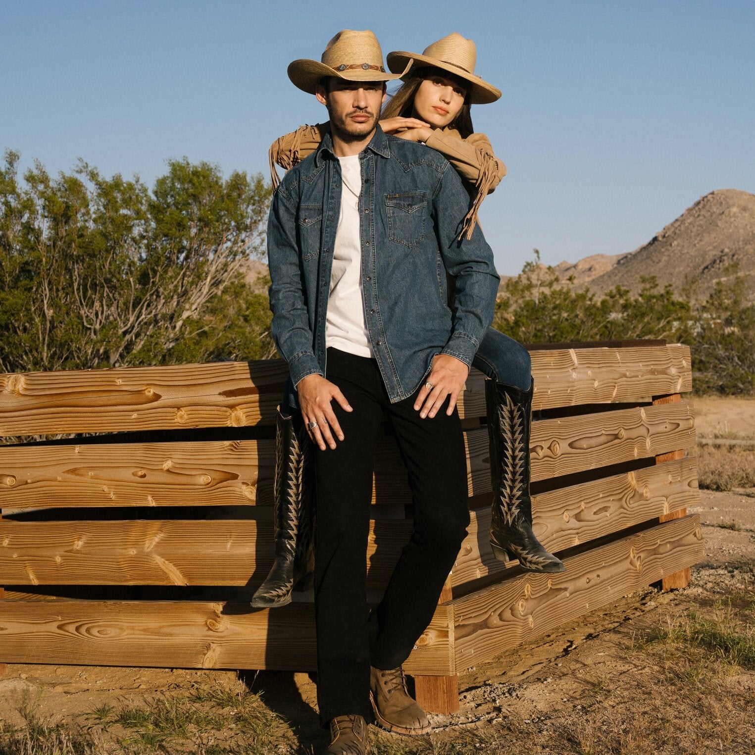 Classic Denim Shirt | Stetson Blue