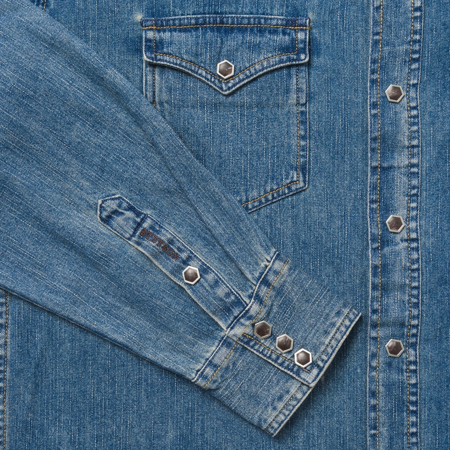 Classic Denim Shirt | Stetson Blue