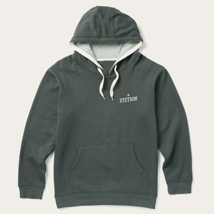 Stetson Hoodie Star Left Chest | Stetson Blue
