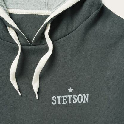 Stetson Hoodie Star Left Chest | Stetson Blue