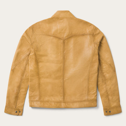 Butter Soft Distressed Leather Jacket | Stetson Brown