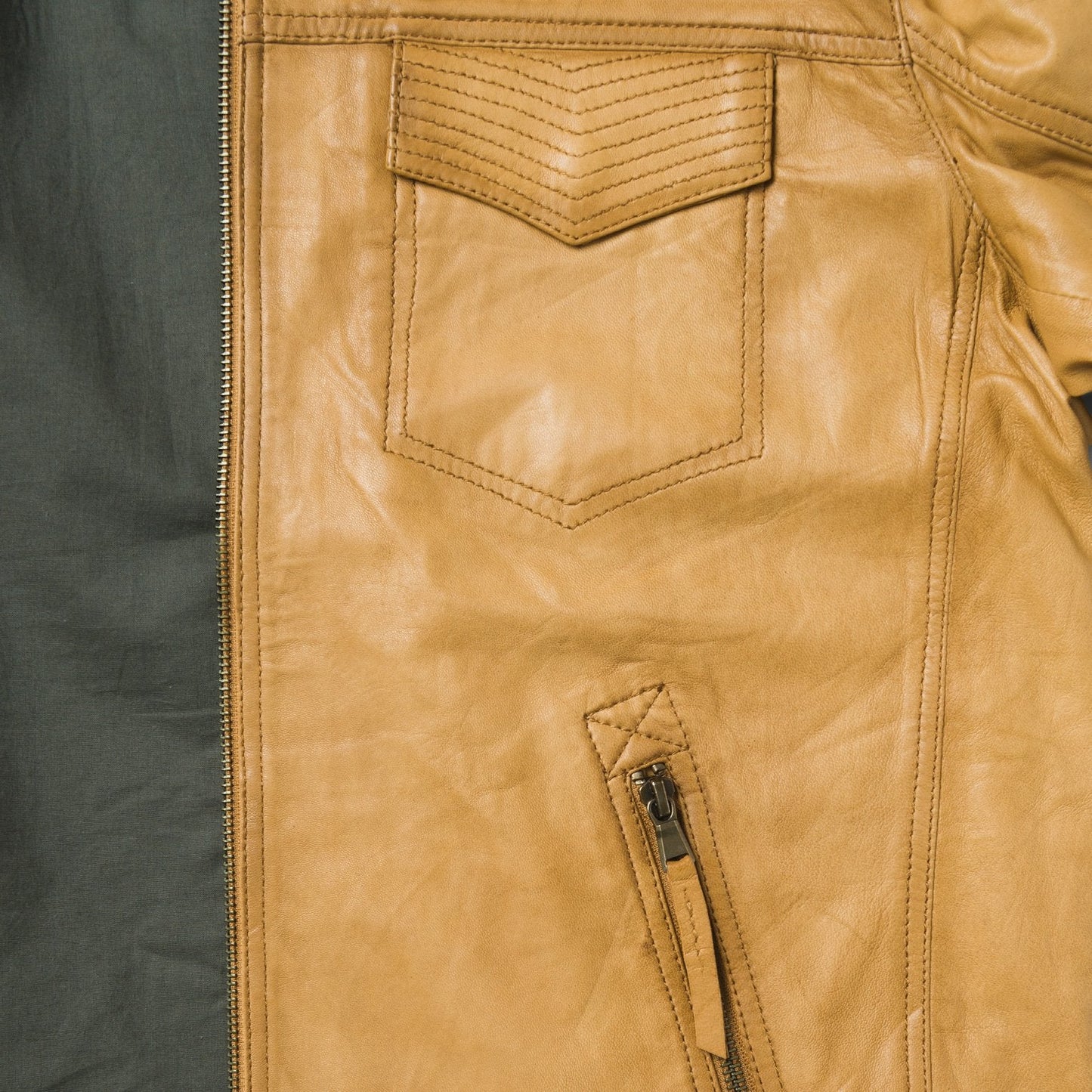 Butter Soft Distressed Leather Jacket | Stetson Brown