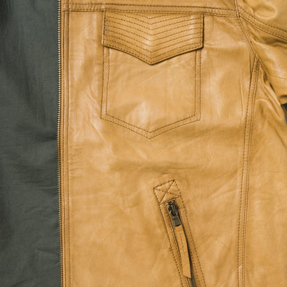 Butter Soft Distressed Leather Jacket | Stetson Brown
