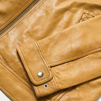 Butter Soft Distressed Leather Jacket | Stetson Brown