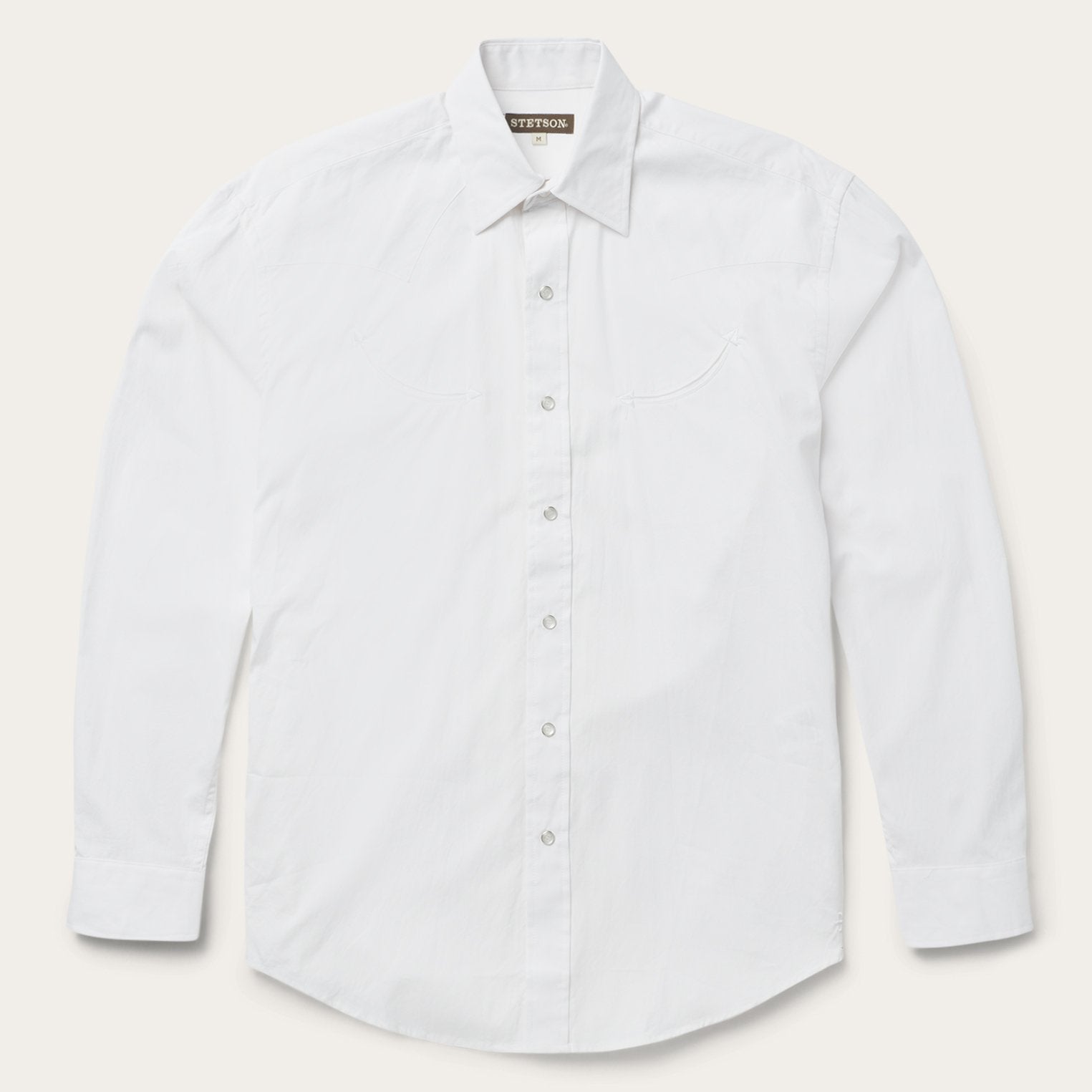 Pin Point Oxford Shirt | Stetson White