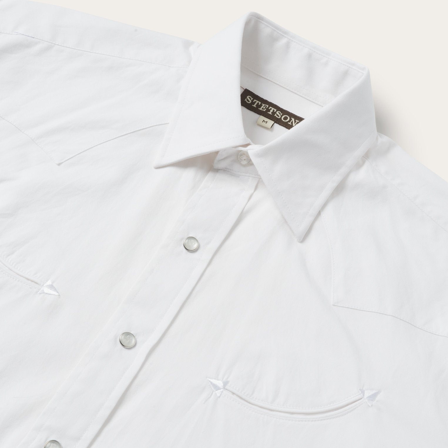 Pin Point Oxford Shirt | Stetson White