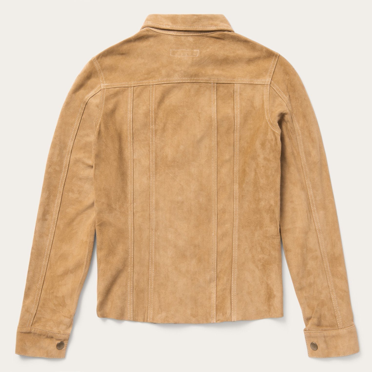 Suede Denim Shirt Jacket | Stetson Brown