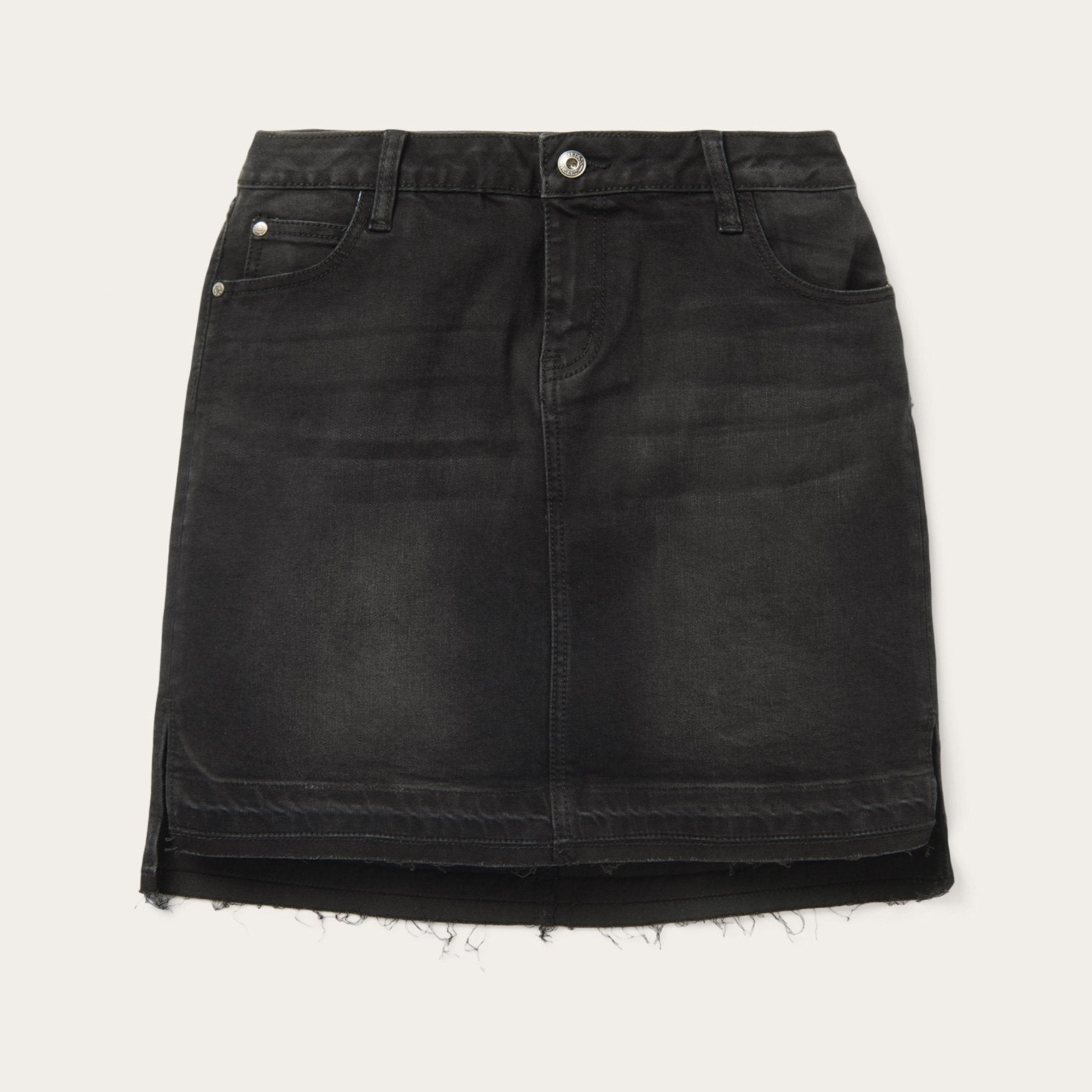 Black Denim 5-Pocket Skirt | Stetson Black