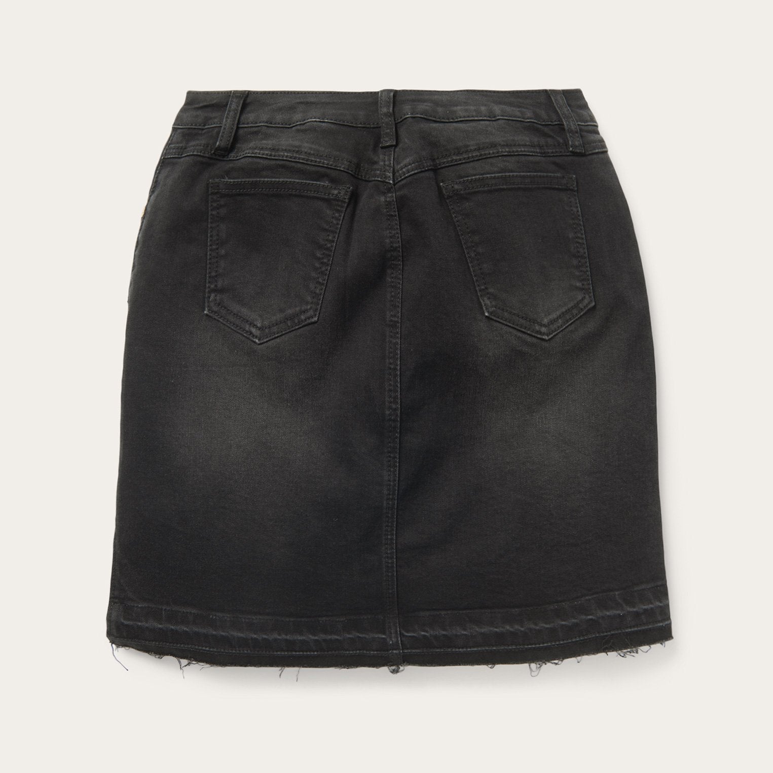 Black Denim 5-Pocket Skirt | Stetson Black