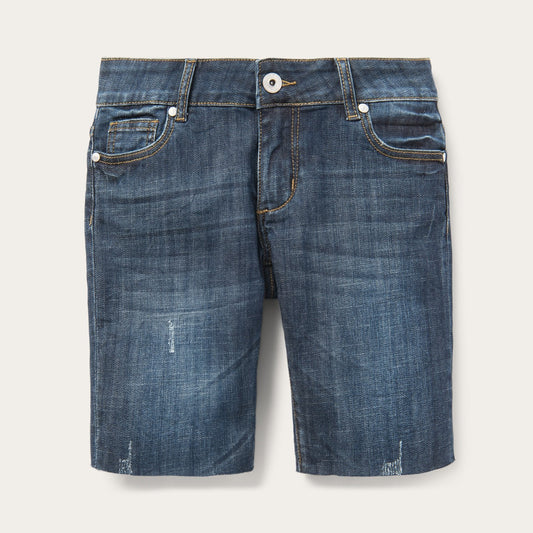 Dark Wash Denim Shorts | Stetson Blue