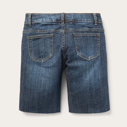 Dark Wash Denim Shorts | Stetson Blue