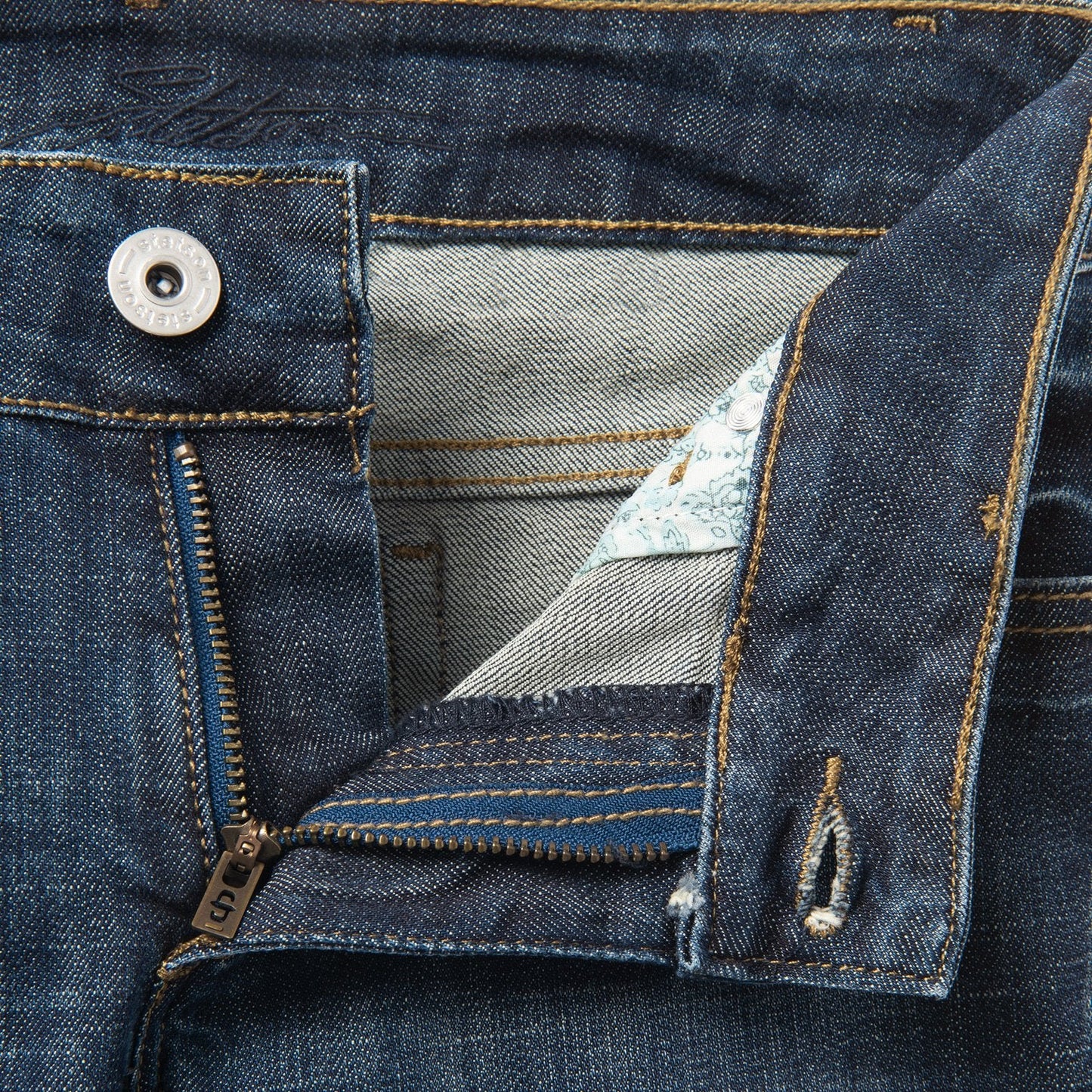 Dark Wash Denim Shorts | Stetson Blue