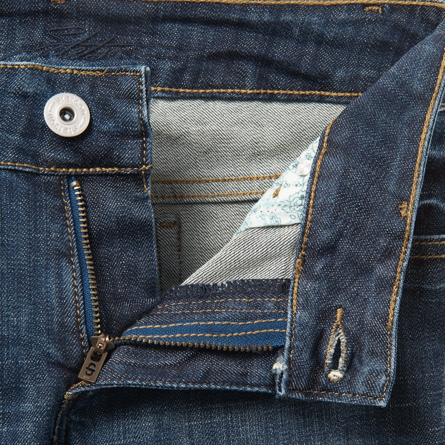 Dark Wash Denim Shorts | Stetson Blue