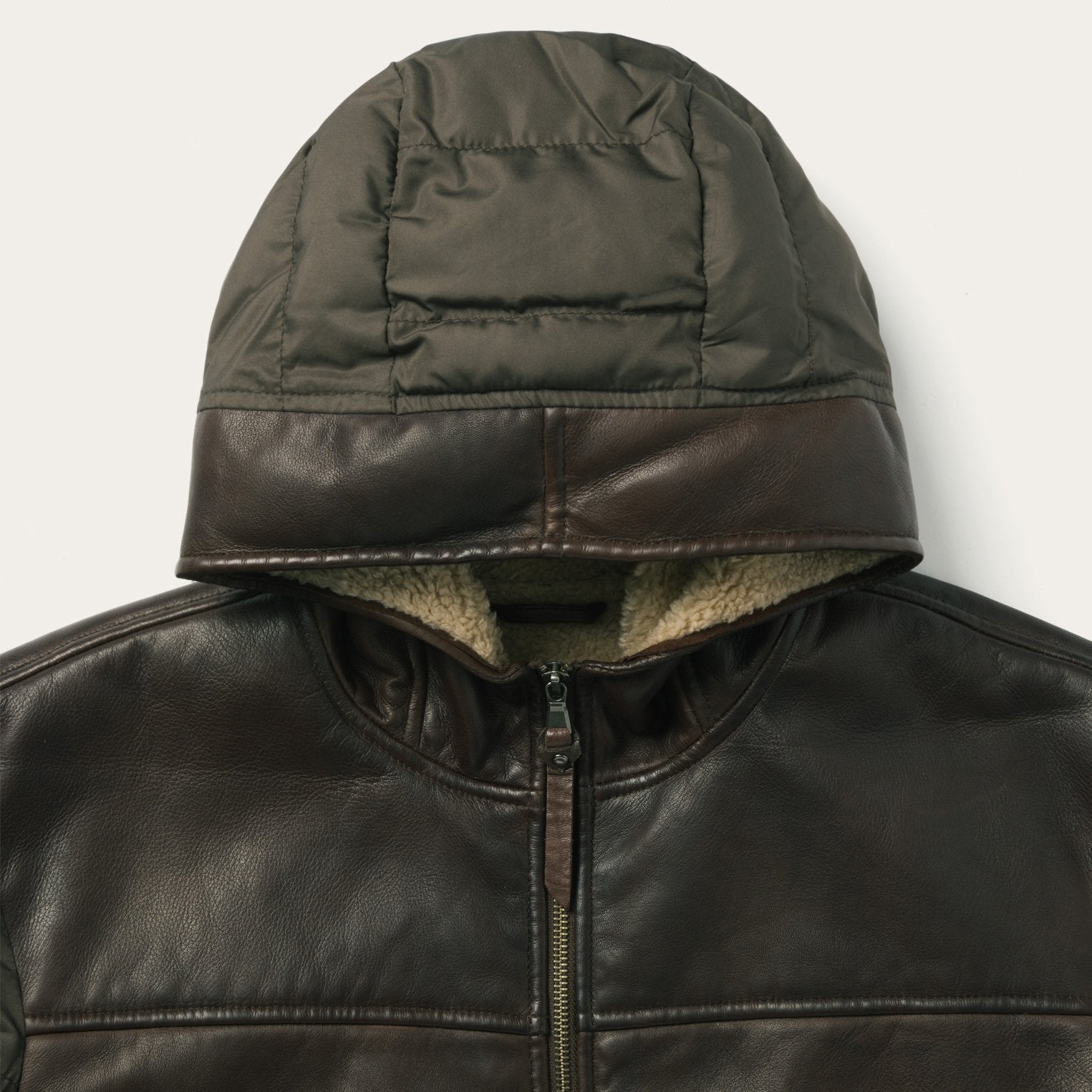 Stetson Hooded Suede Jacket | Stetson Brown
