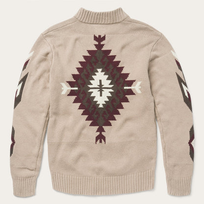 Brown Aztec Cardigan | Stetson Brown