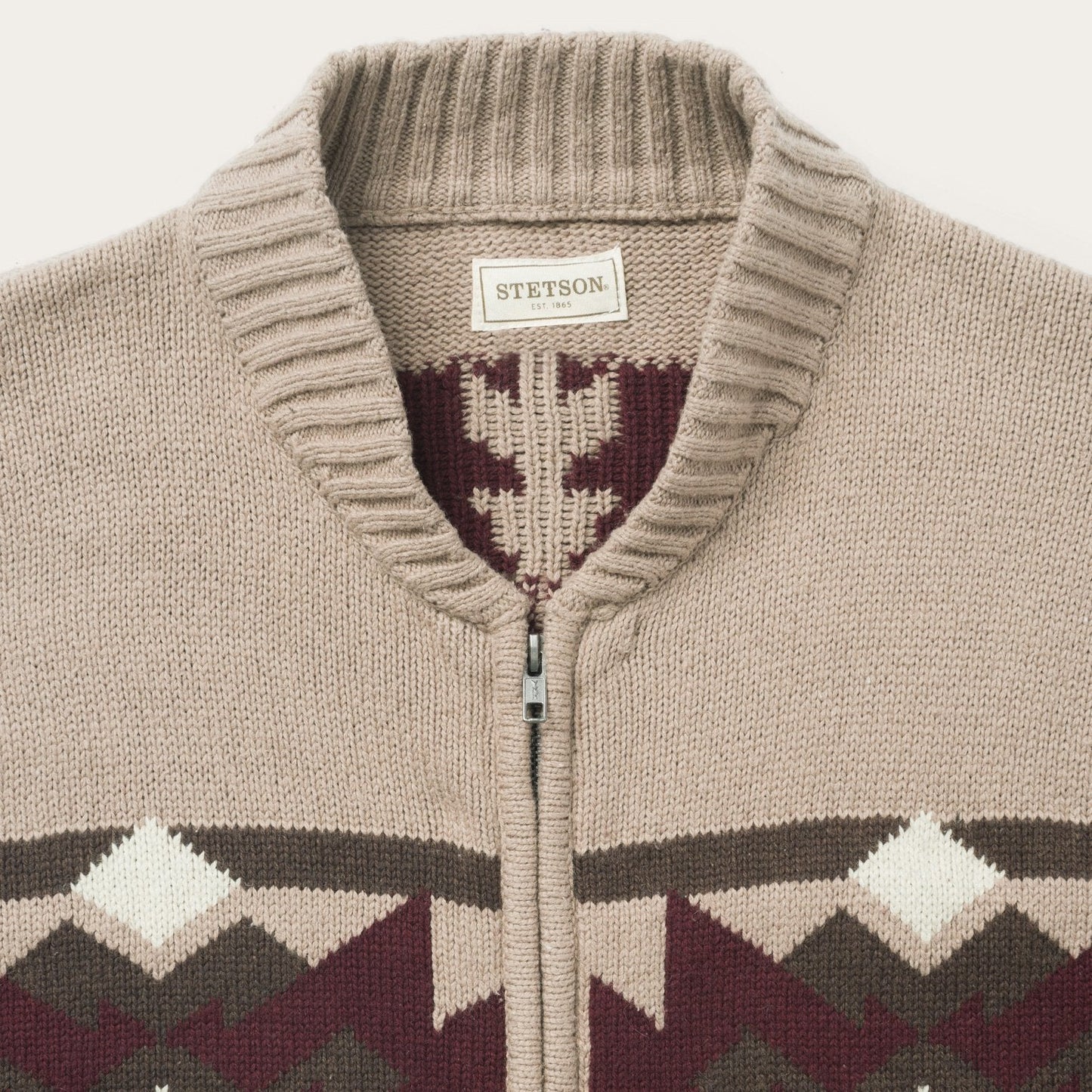 Brown Aztec Cardigan | Stetson Brown