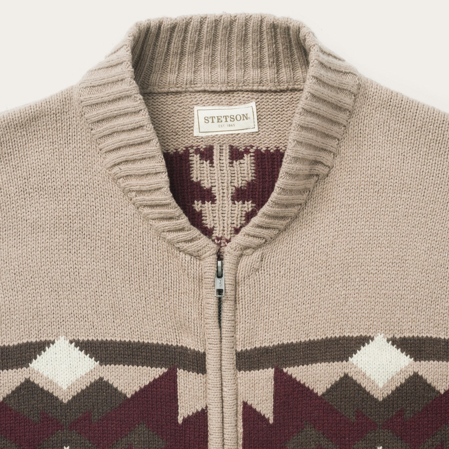 Brown Aztec Cardigan | Stetson Brown