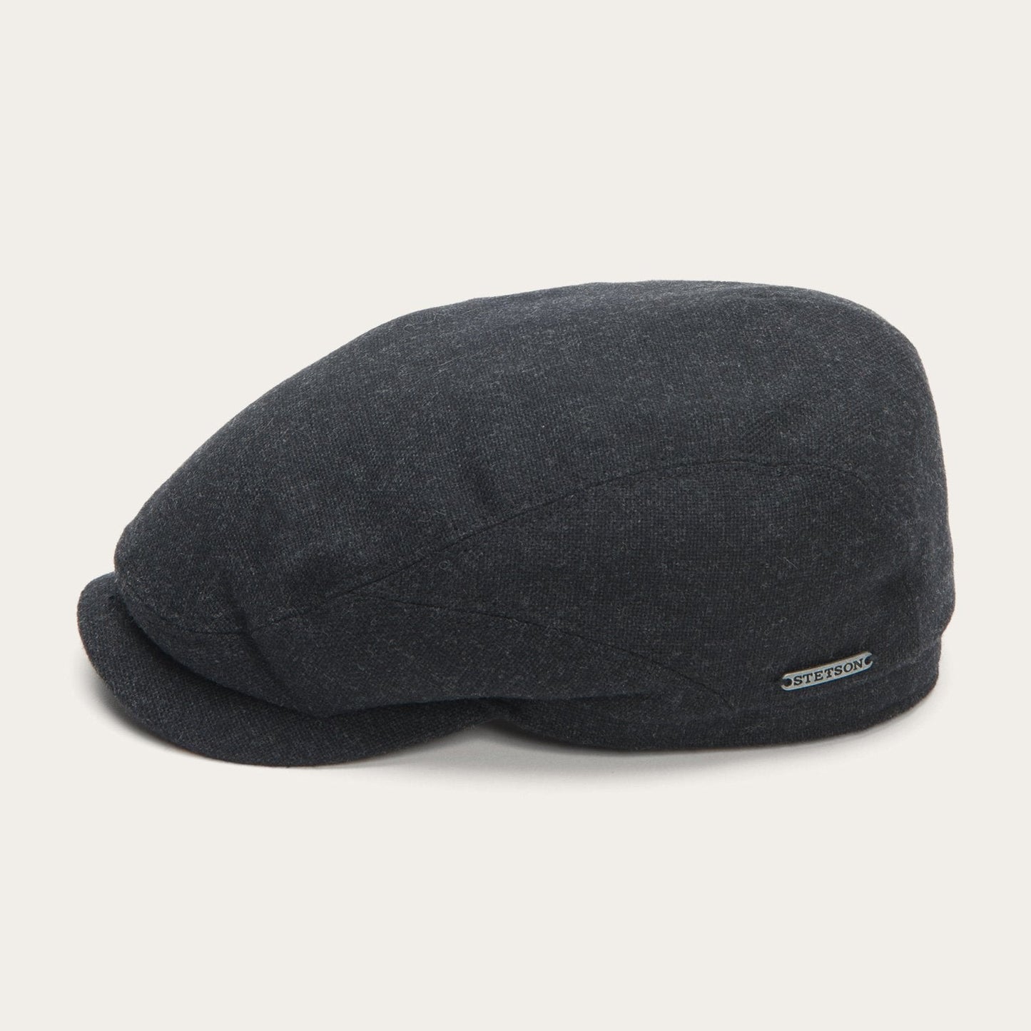 Virgin Wool & Cashmere Driver Cap | Stetson Grey