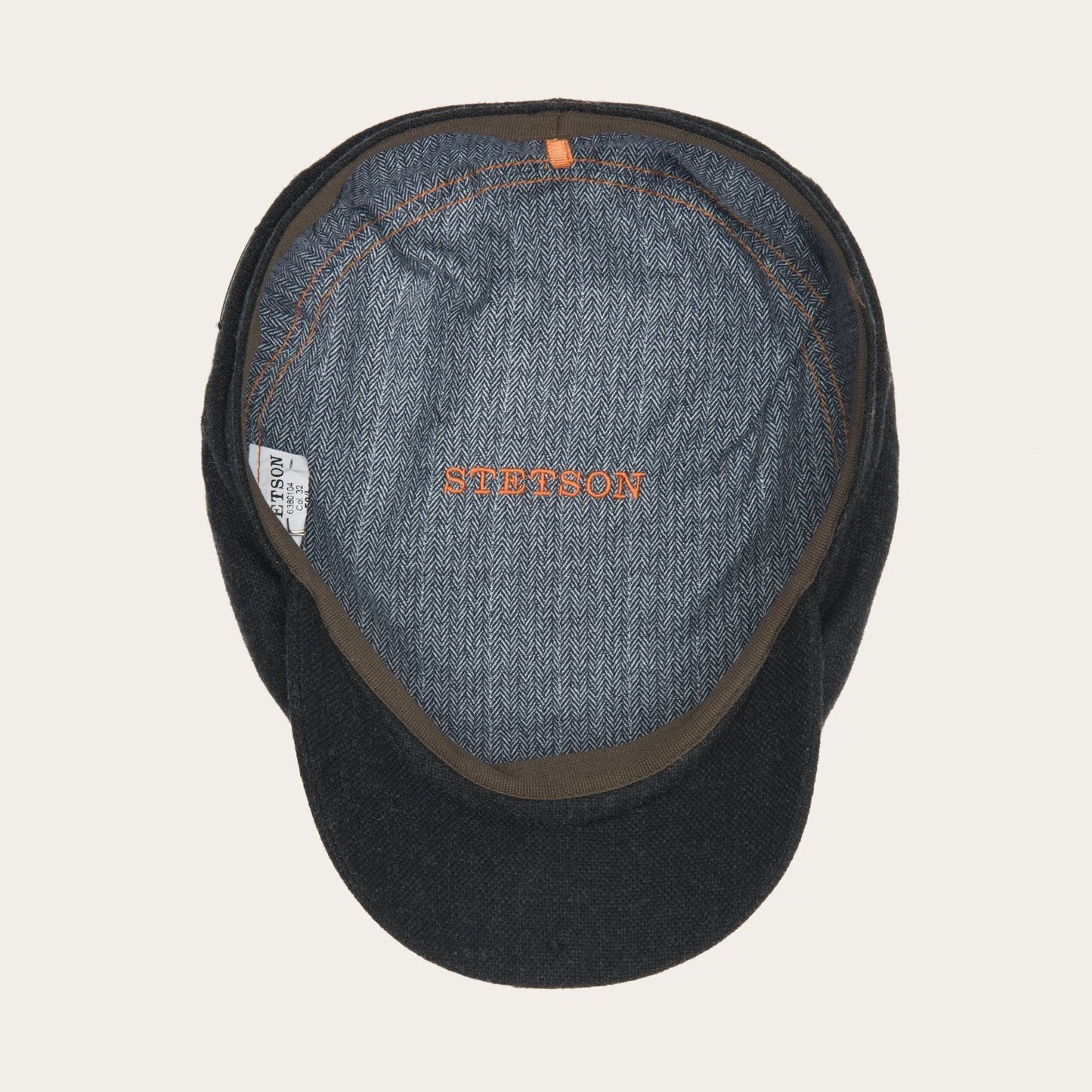 Virgin Wool & Cashmere Driver Cap | Stetson Grey