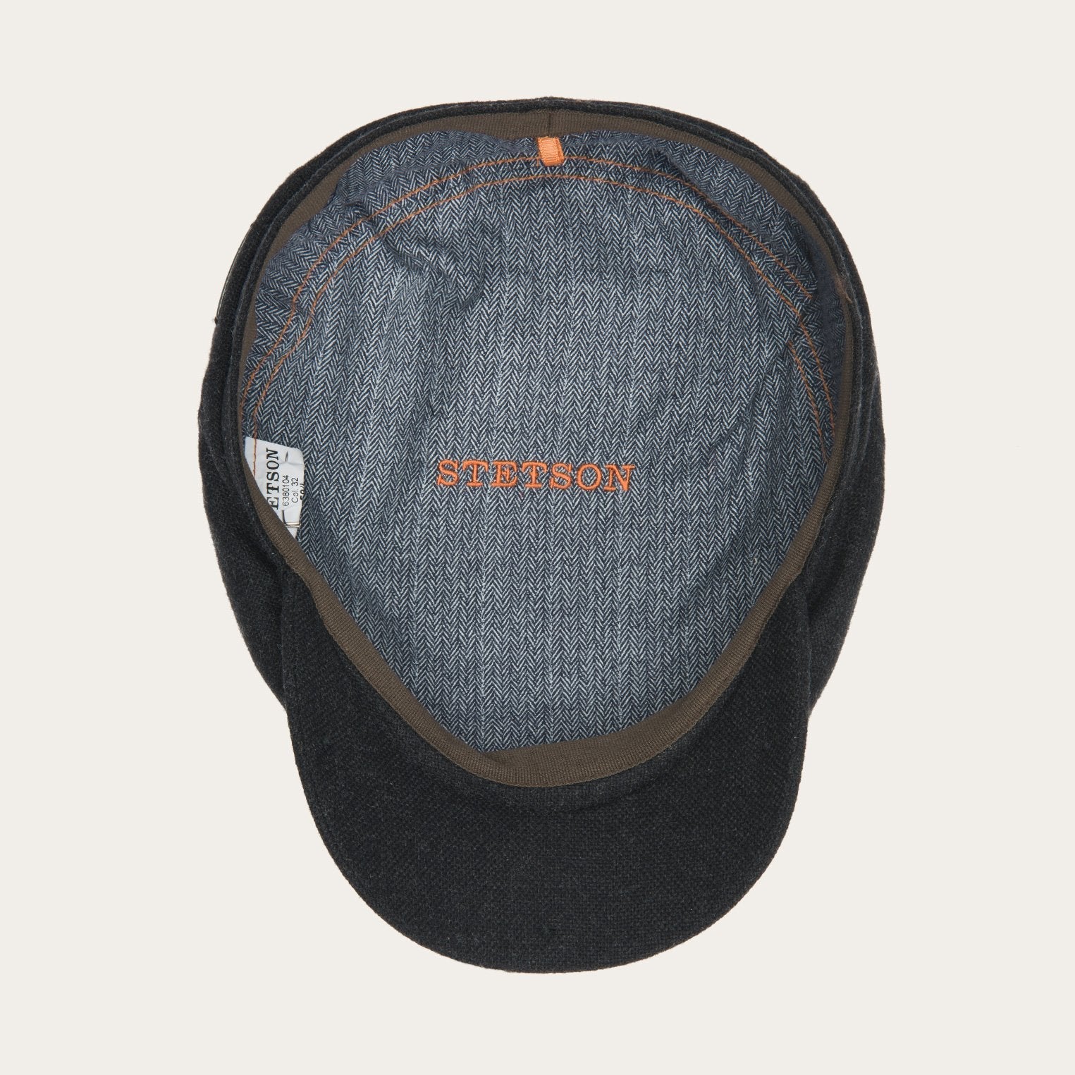 Virgin Wool & Cashmere Driver Cap | Stetson Grey