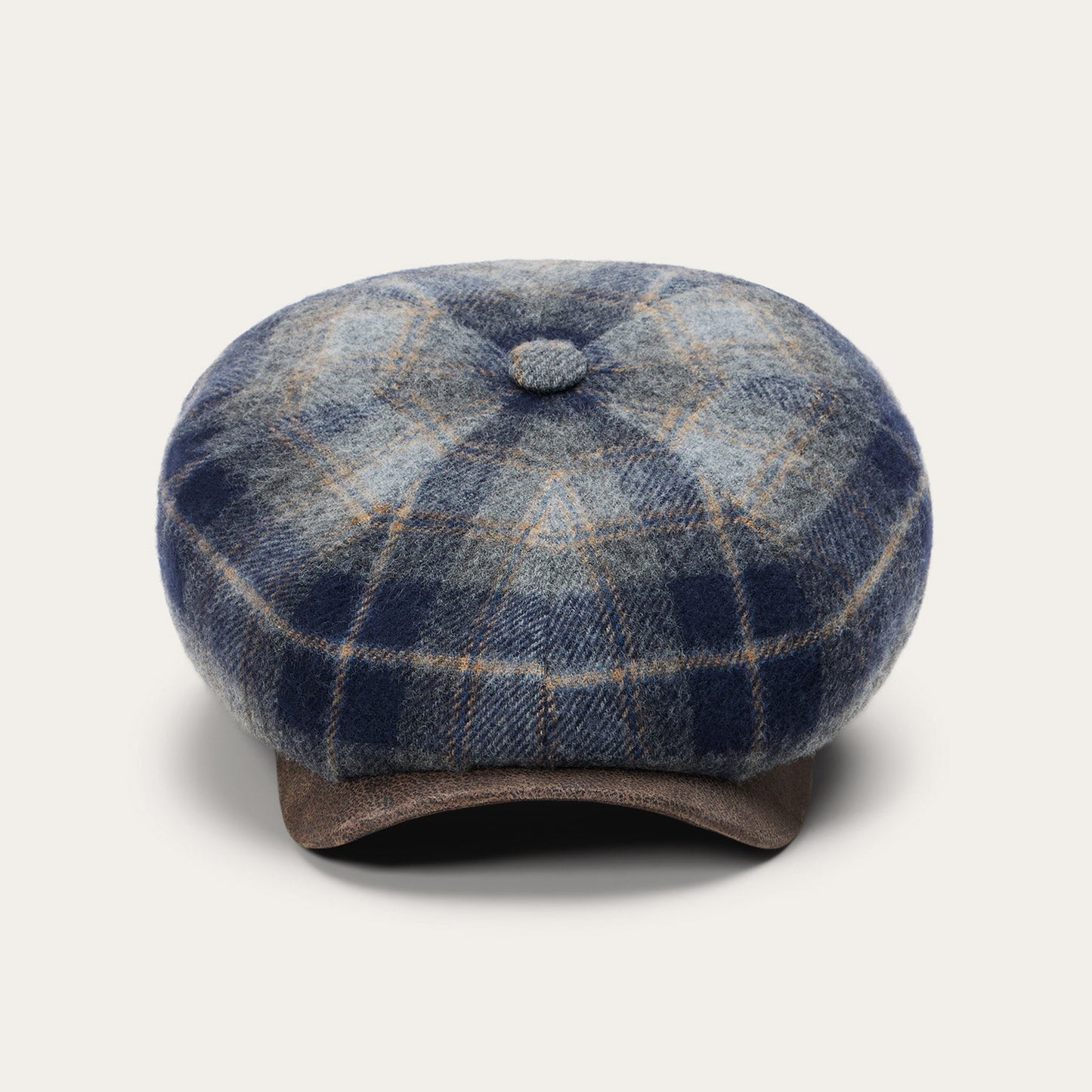 Wool Check Hatteras | Stetson Blue/Grey Check