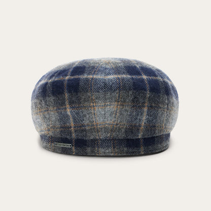 Wool Check Hatteras | Stetson Blue/Grey Check