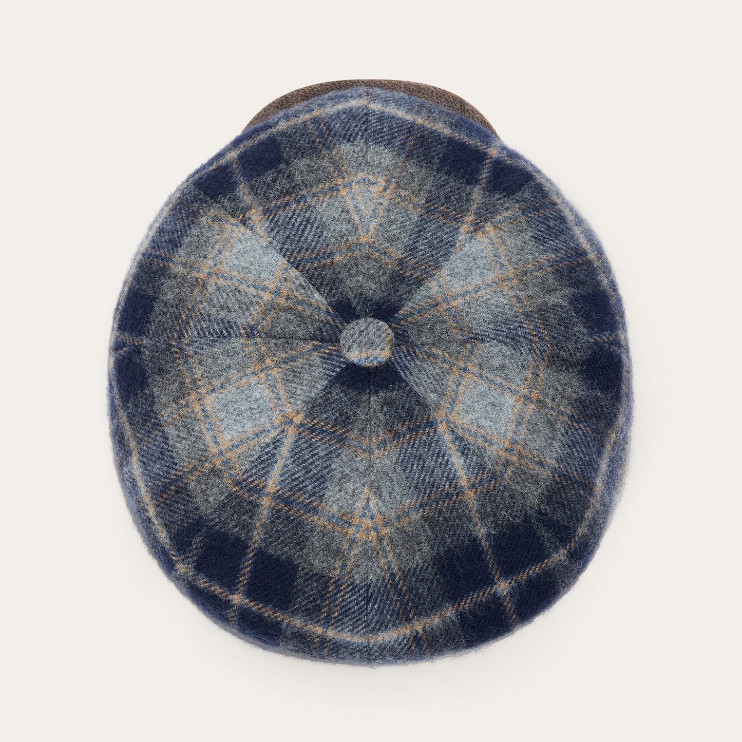 Wool Check Hatteras | Stetson Blue/Grey Check