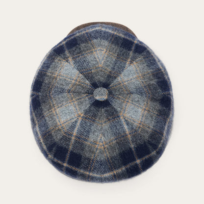 Wool Check Hatteras | Stetson Blue/Grey Check