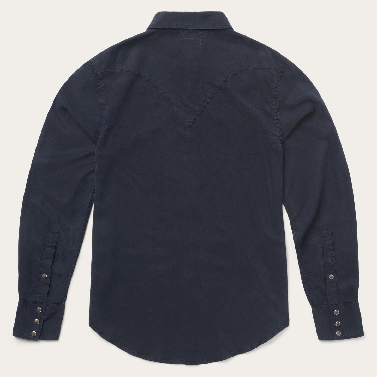 Navy Twill Shirt | Stetson Blue