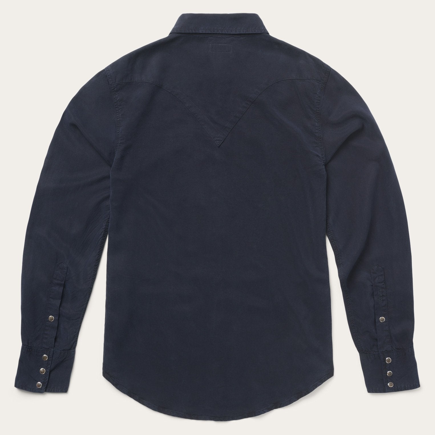 Navy Twill Shirt | Stetson Blue