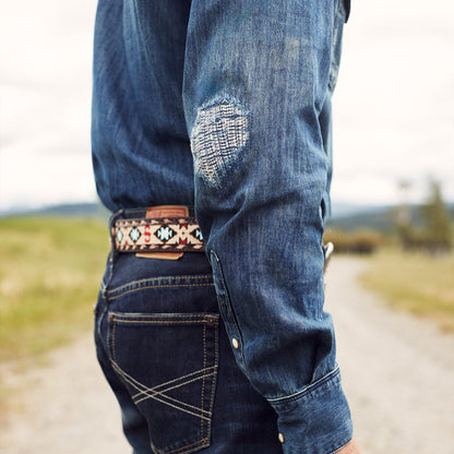 Medium Blue Denim Shirt | Stetson Blue