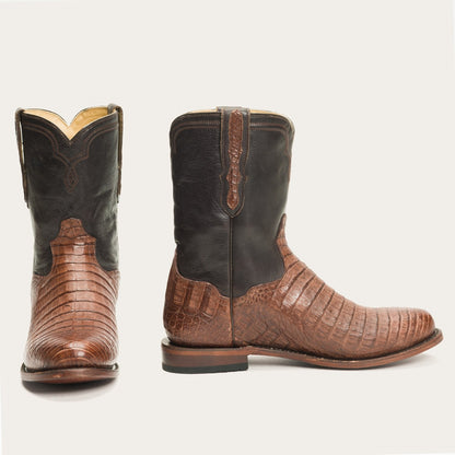 Puncher Exotic Boots | Stetson Brown