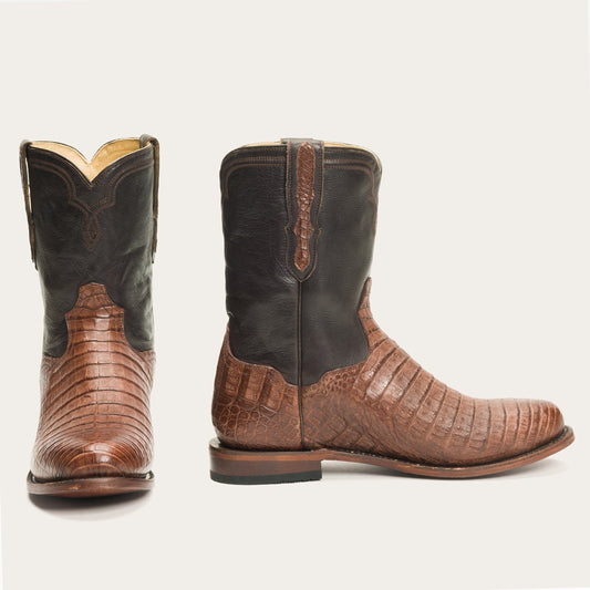 Puncher Exotic Boots | Stetson Brown