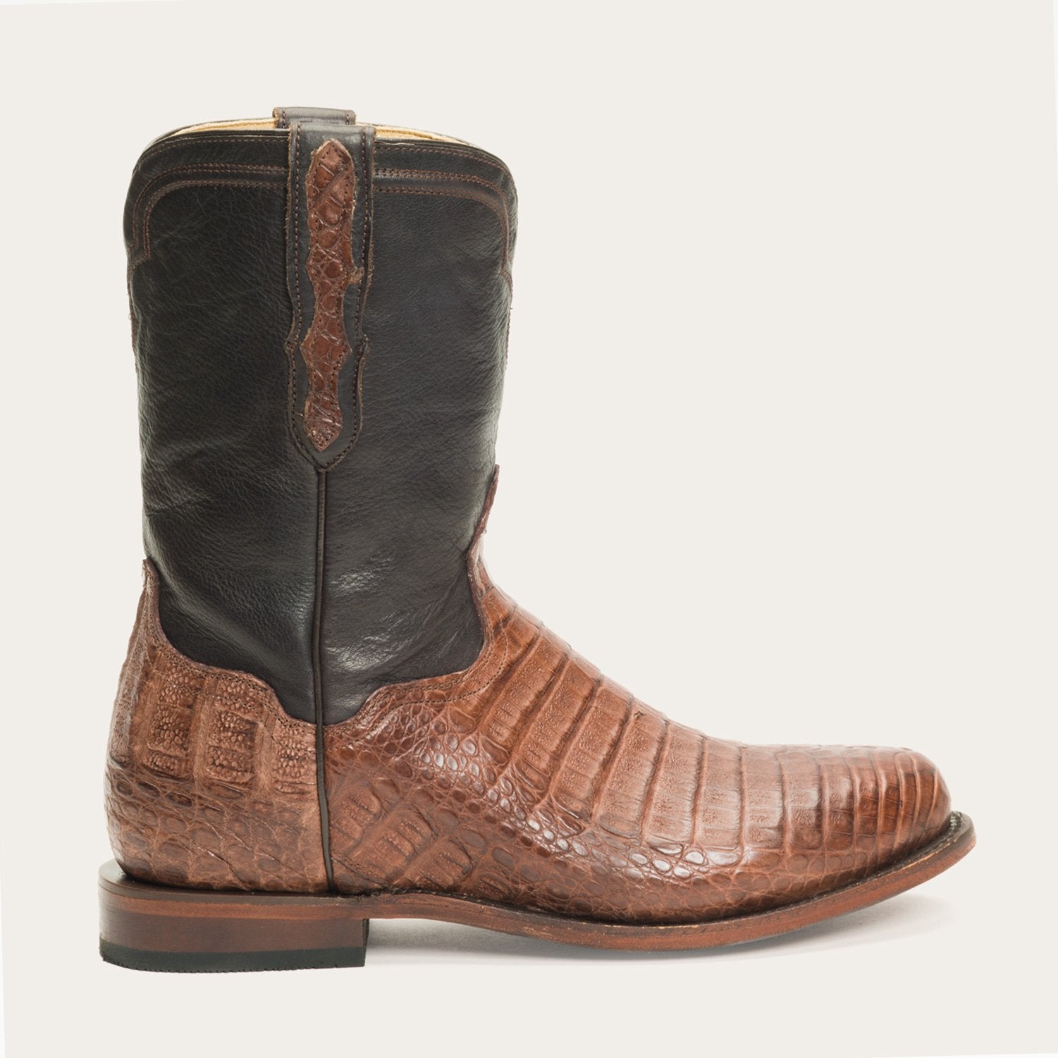 Puncher Exotic Boots | Stetson Brown