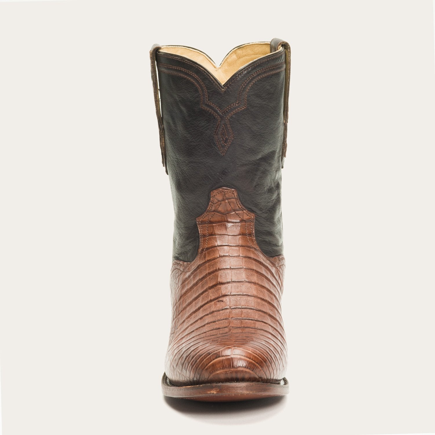 Puncher Exotic Boots | Stetson Brown