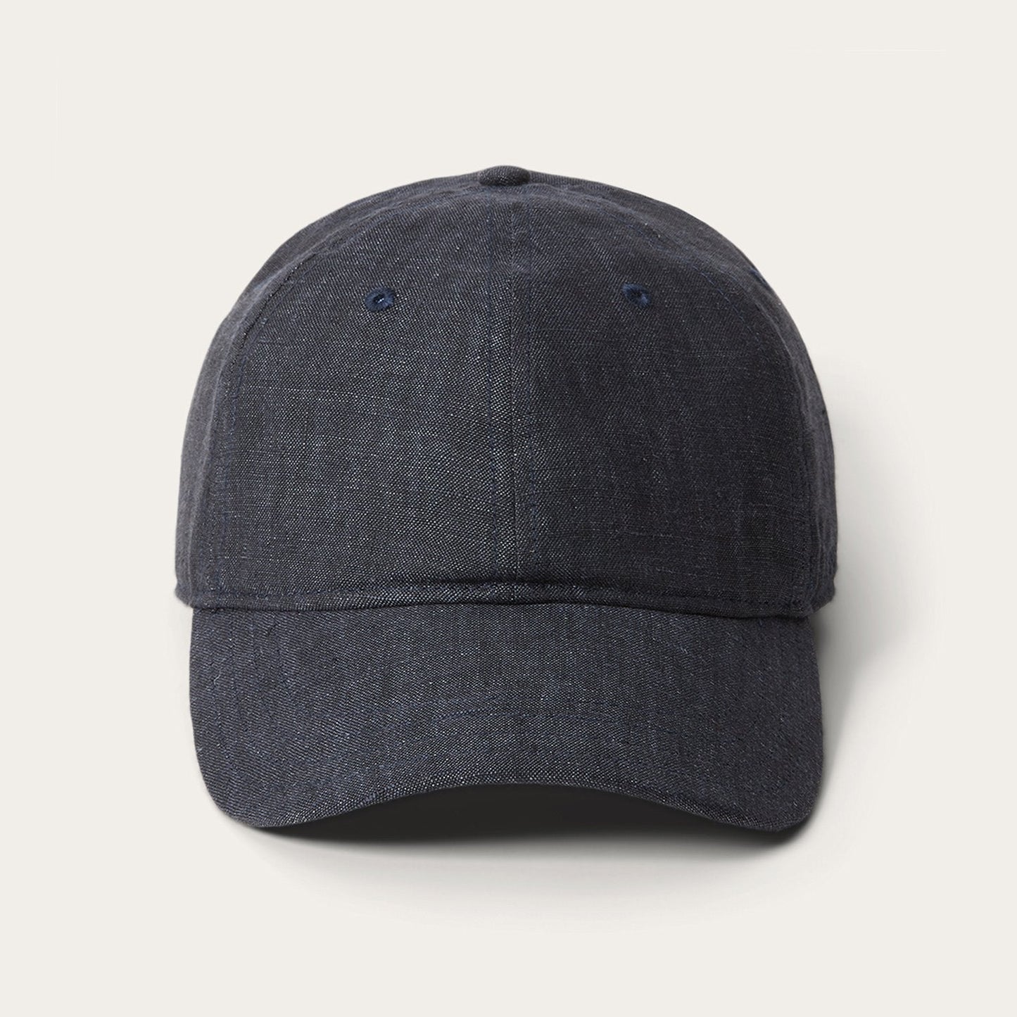 Linen Baseball Cap | Stetson Dark Grey