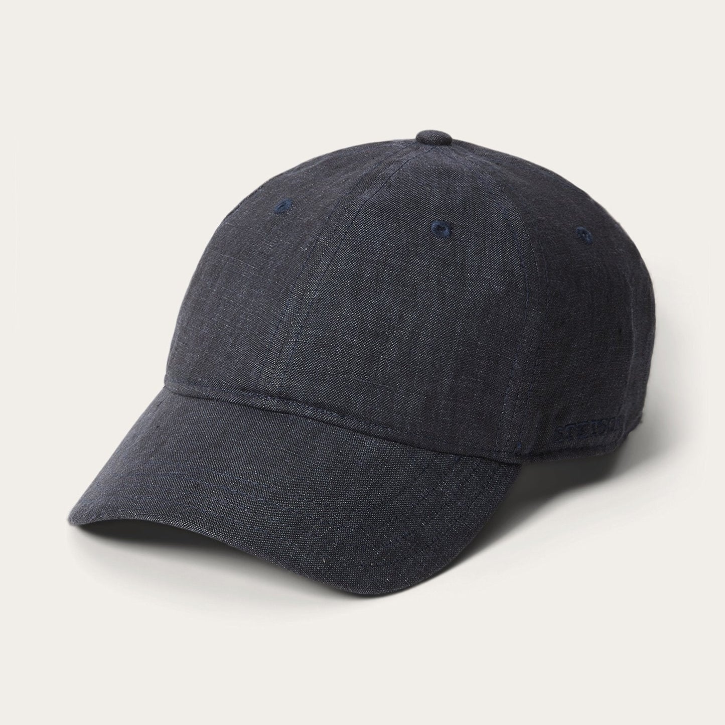 Linen Baseball Cap | Stetson Dark Grey