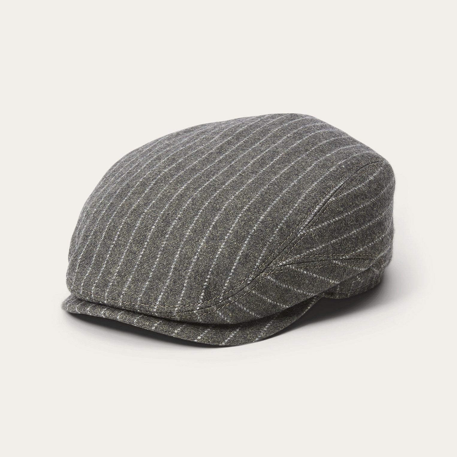 Driver Cap Wool/Cotton | Stetson Grey