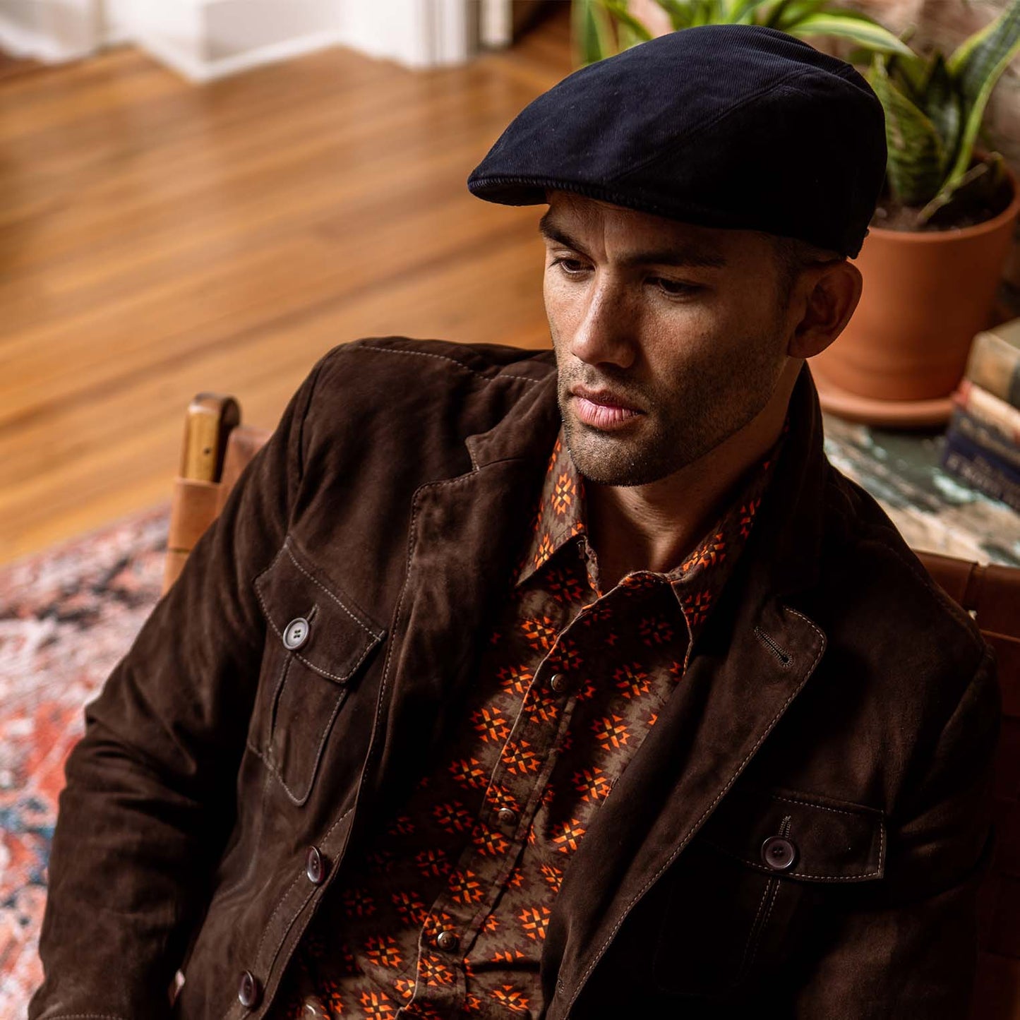Soft Cotton Ivy Cap | Stetson Navy