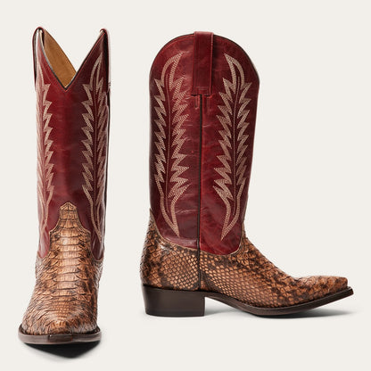 Ember Python Snip Toe Boot | Stetson Red